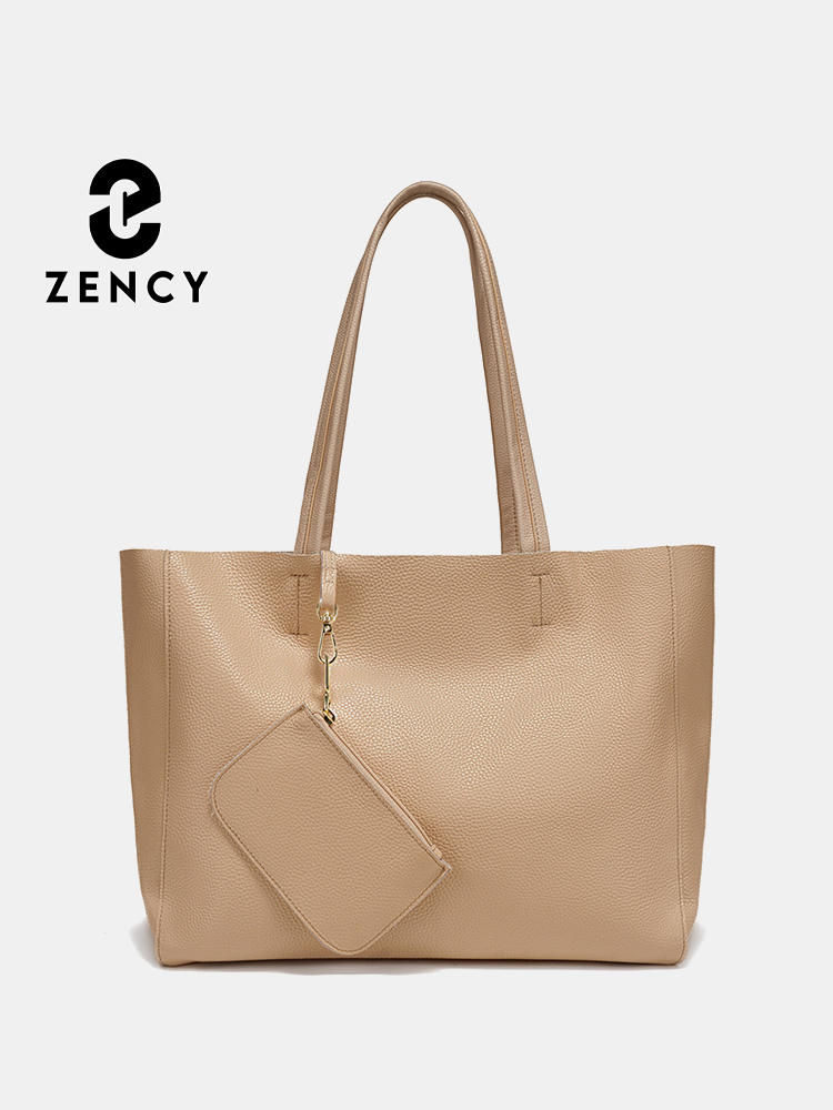Luxury Bags Storage - Zency Genuine Leather Large Tote Bags