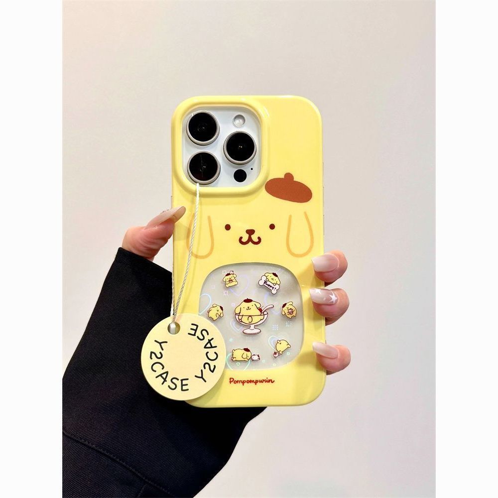 Luxury Bags From Japan - Cute cartoon yellow dog luxury back