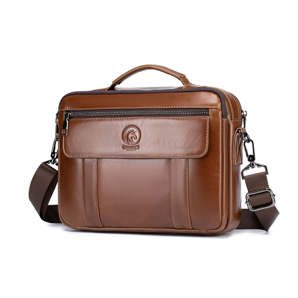 New men's mini crossbody bag,  - Key Holder Leather Pouch recension och pris