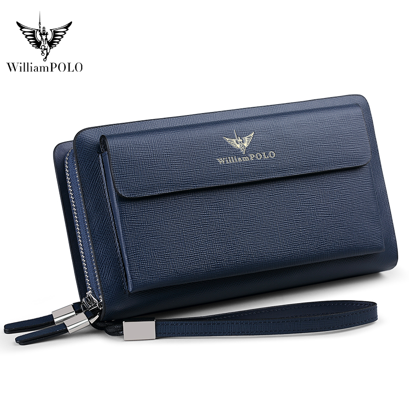 WILLIAMPOLO Luxury Men's Leath - Key Holder Leather Pouch recension och pris