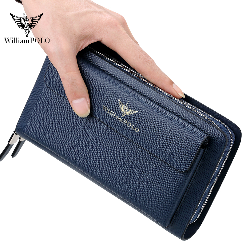 WILLIAMPOLO Luxury Men's Leath - Key Holder Leather Pouch recension och pris