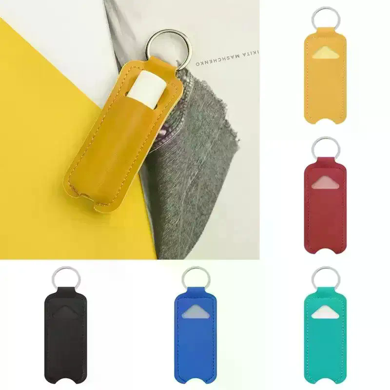 Pu Leather Chapstick Pouch Key - Key Holder Leather Pouch recension och pris