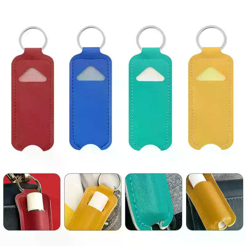 Pu Leather Chapstick Pouch Key - Key Holder Leather Pouch recension och pris