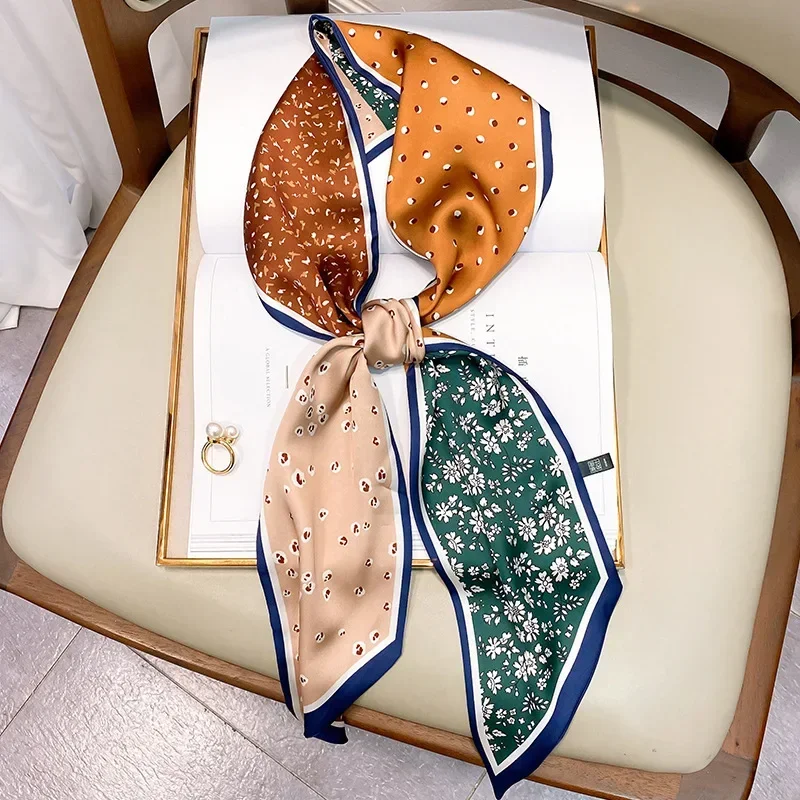Design Print Skinny Scarf Plai - Luxury Bags Brand recension och pris
