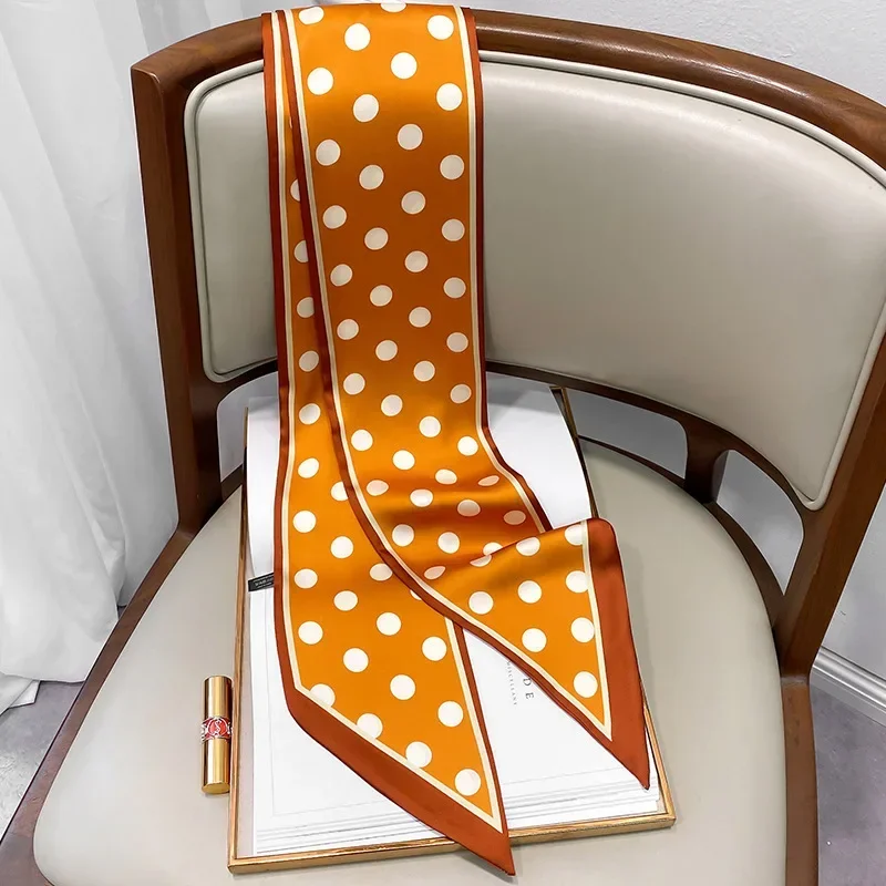 Design Print Skinny Scarf Plai - Luxury Bags Brand recension och pris