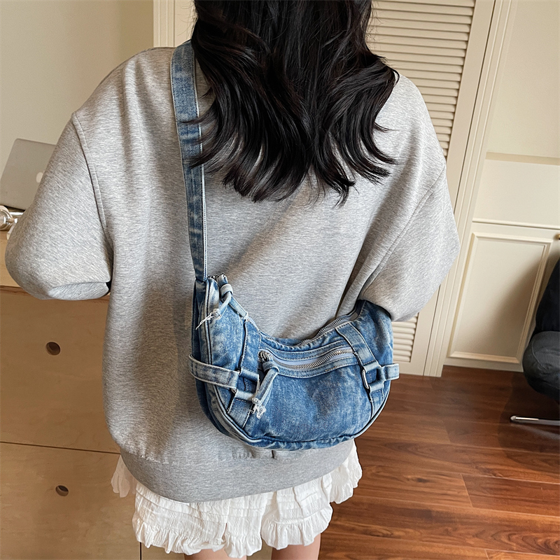 Trendy Women's Denim Shoulder  - Luxury Bags Denim recension och pris