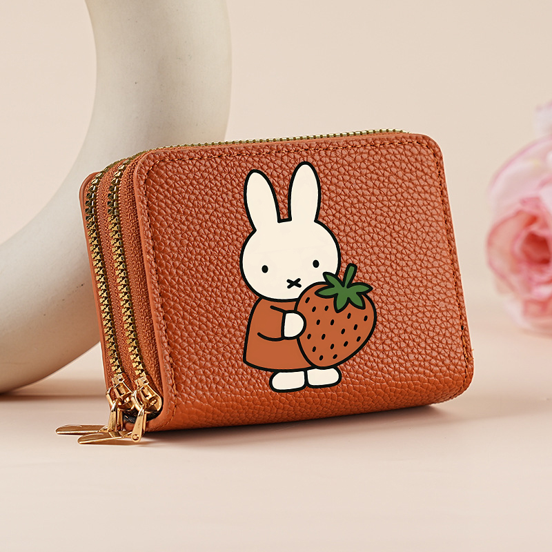 Kawaii Miffys Rabbit Short Wal - Key Holder Leather Pouch recension och pris