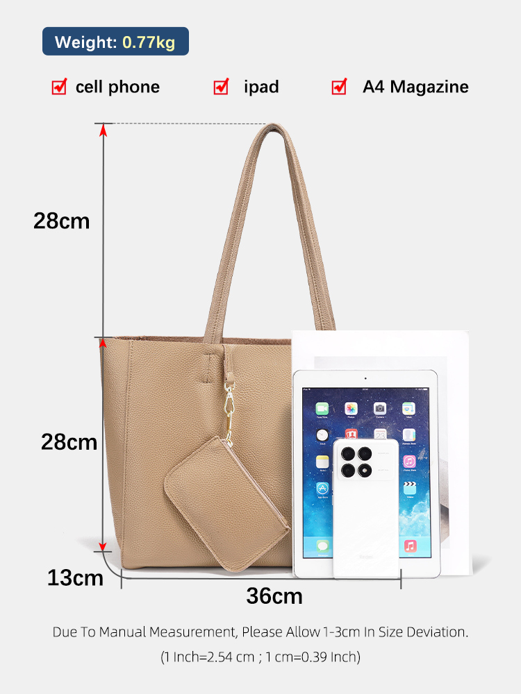 Zency Genuine Leather Large To - Luxury Bags Storage recension och pris