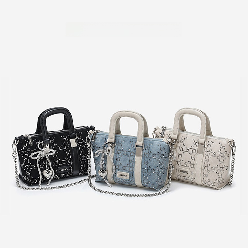 Exncab Diamond Embellished Den - Luxury Bags Denim recension och pris