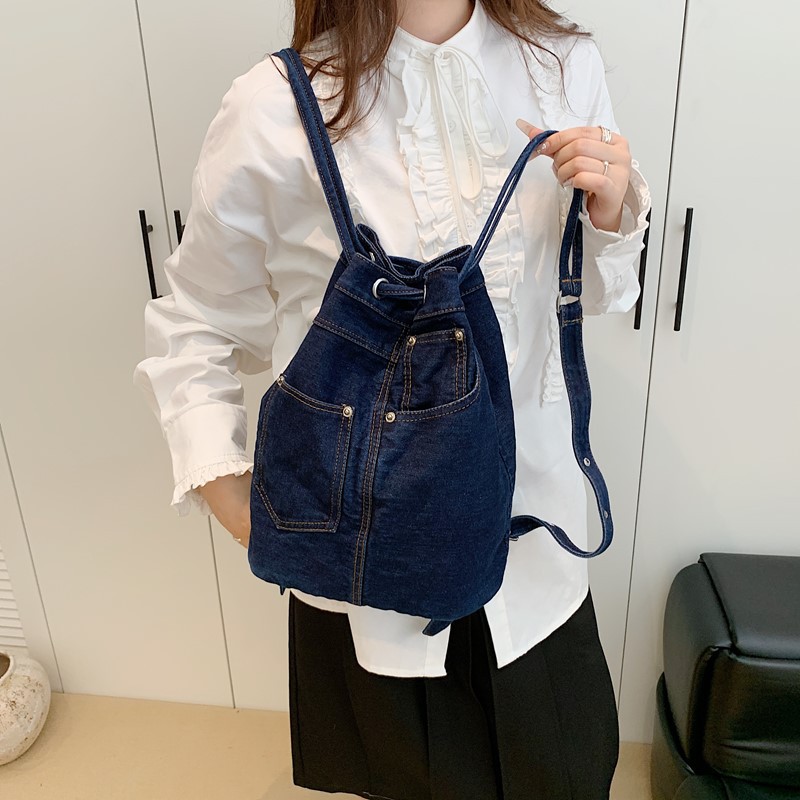 Denim Female Backpacks Casual  - Luxury Bags Denim recension och pris