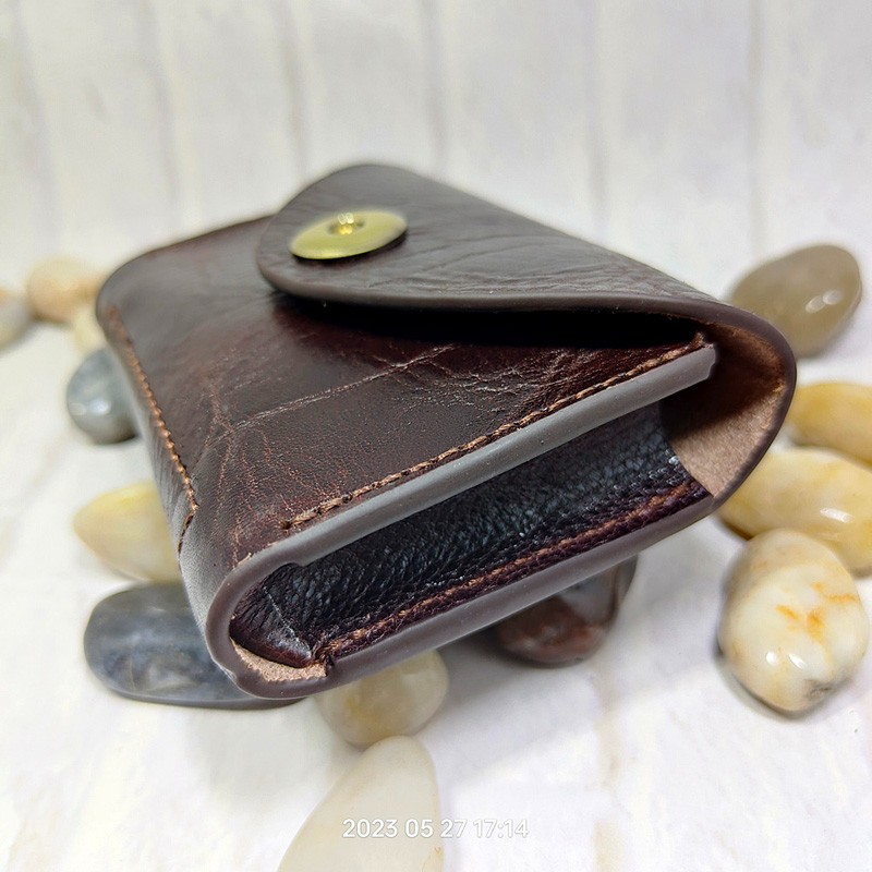 Blongk Mini Waist Bag Thin Bel - Key Holder Leather Pouch recension och pris