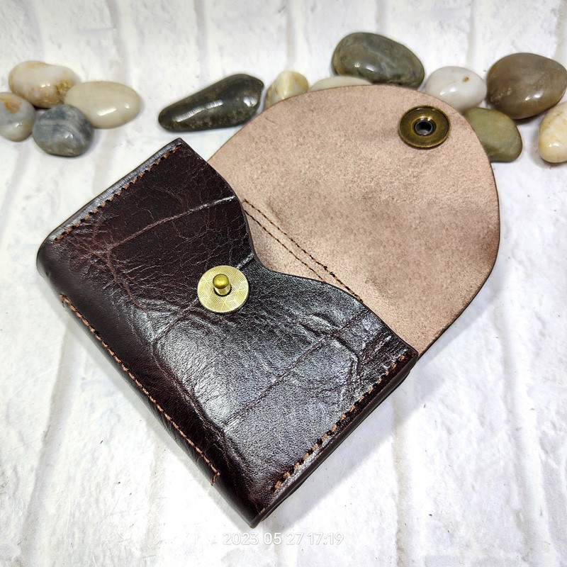 Blongk Mini Waist Bag Thin Bel - Key Holder Leather Pouch recension och pris