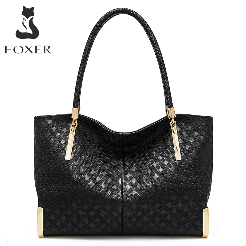 FOXER Genuine Leather Lady's H - Luxury Bags Best recension och pris