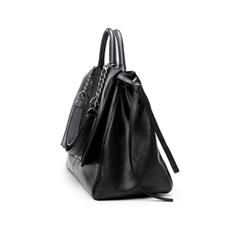 Elegant Tote Bag With Zipper,  - Key Holder Leather Pouch recension och pris