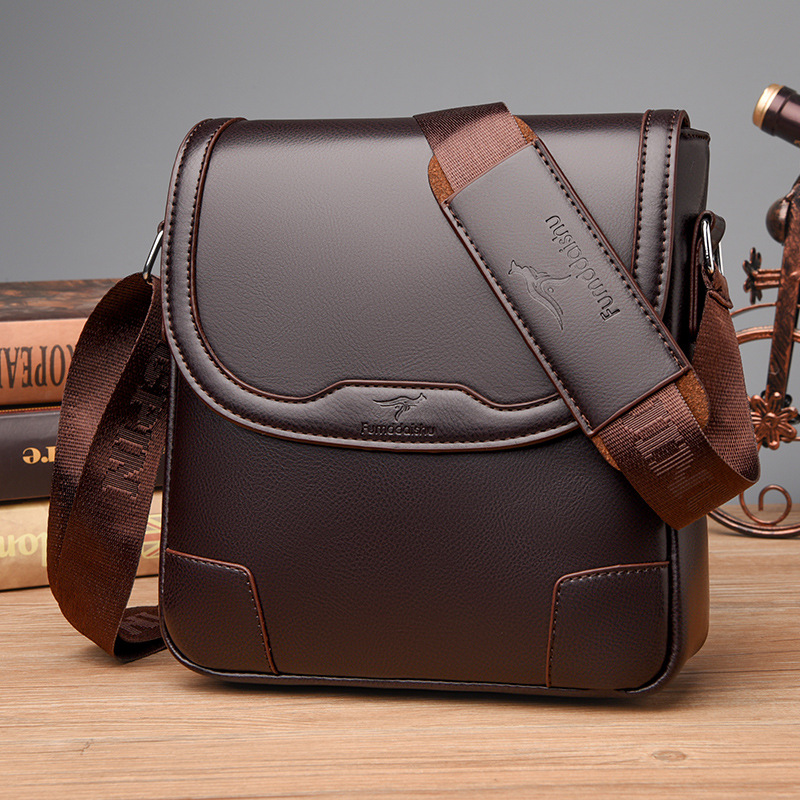 Luxury Brand Men Leather Shoul - Luxury Bags Storage recension och pris