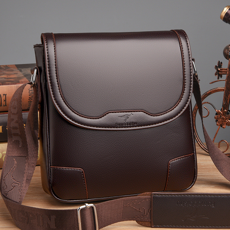 Luxury Brand Men Leather Shoul - Luxury Bags Storage recension och pris