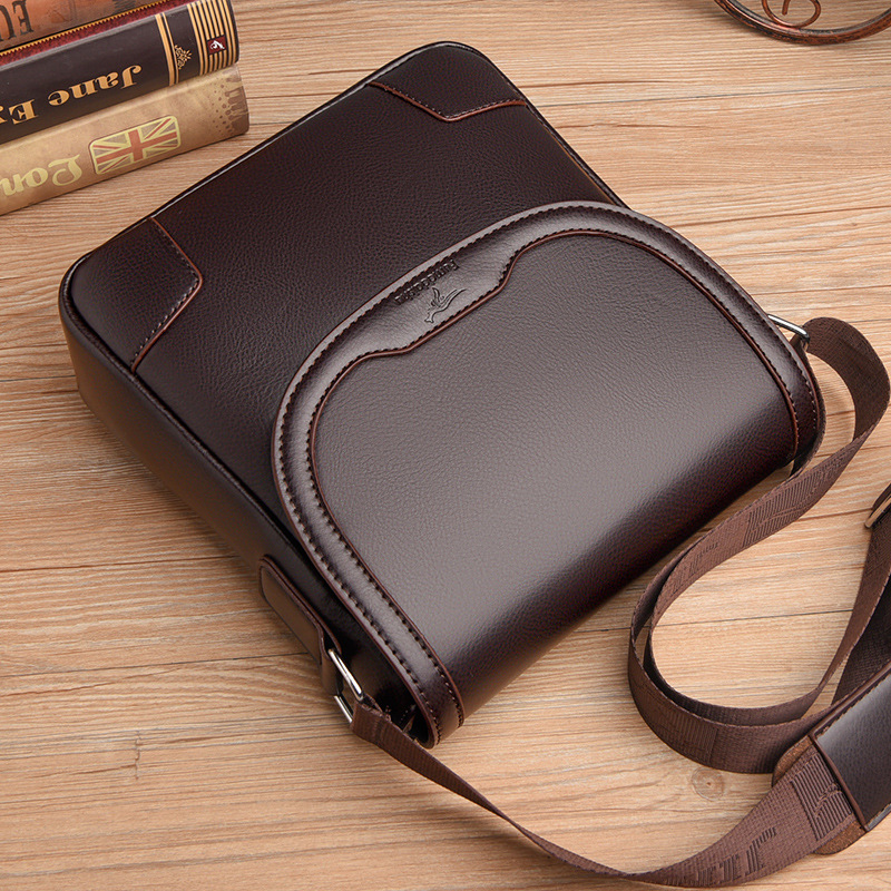 Luxury Brand Men Leather Shoul - Luxury Bags Storage recension och pris