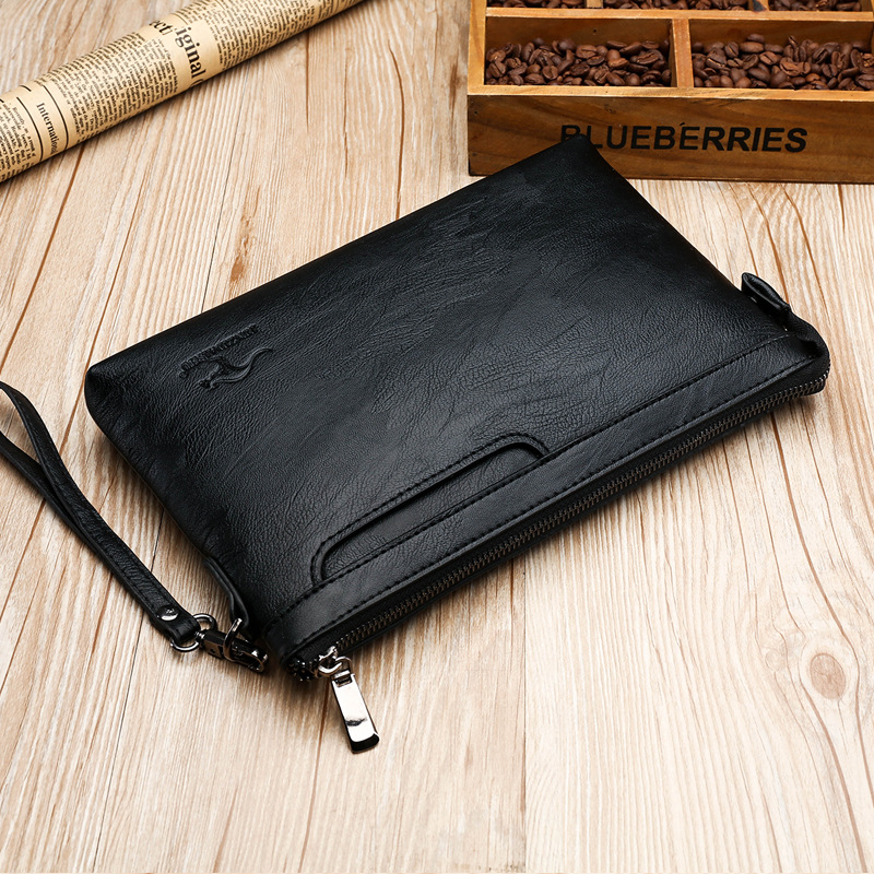 Brand Design Men Envelope Clut - Key Holder Leather Pouch recension och pris
